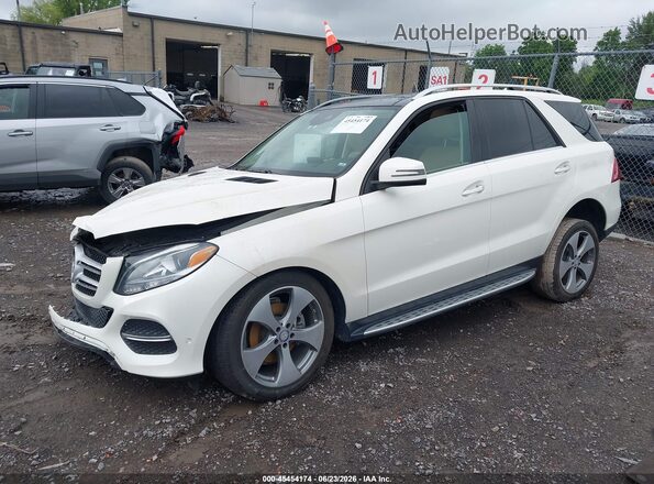 4JGDA5JB4HA890418 2017 MERCEDES-BENZ GLE 350 Белый Передняя левая четверть