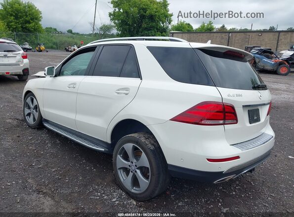 4JGDA5JB4HA890418 2017 MERCEDES-BENZ GLE 350 Белый Задняя левая четверть