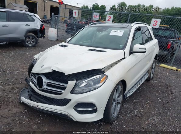 4JGDA5JB4HA890418 2017 MERCEDES-BENZ GLE 350 Белый Вид спереди