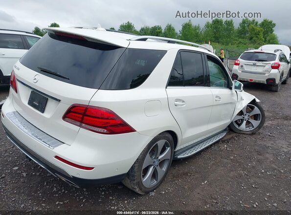 4JGDA5JB4HA890418 2017 MERCEDES-BENZ GLE 350 Белый Задняя правая четверть