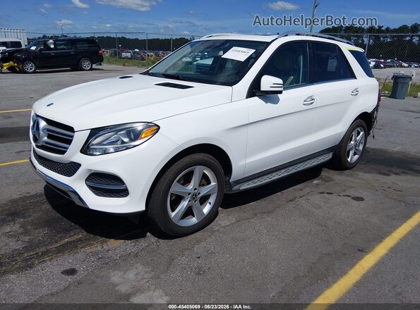 4JGDA5JB4HA912546 2017 MERCEDES-BENZ GLE 350 Белый Передняя левая четверть