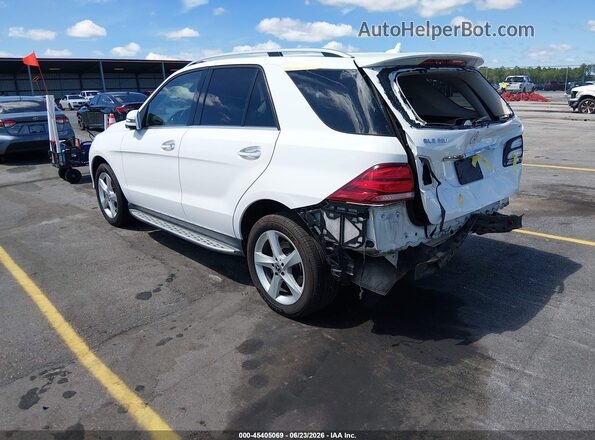 4JGDA5JB4HA912546 2017 MERCEDES-BENZ GLE 350 Белый Задняя левая четверть