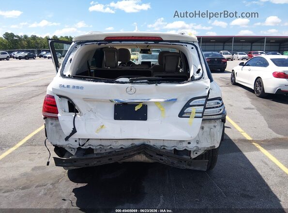 4JGDA5JB4HA912546 2017 MERCEDES-BENZ GLE 350 Белый Вид спереди