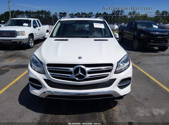 4JGDA5JB4HA912546 2017 MERCEDES-BENZ GLE 350 Белый Вид щитка приборов