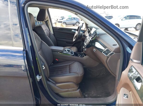 4JGDA5JB4HA962962 2017 MERCEDES-BENZ GLE 350 Blue წინა სალონის ხედი