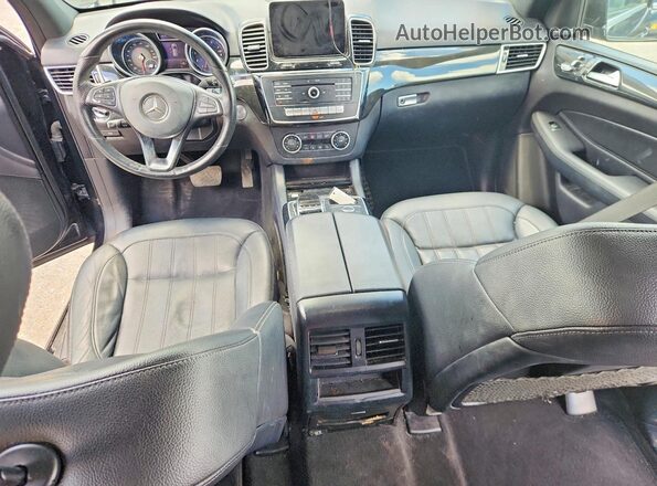 4JGDA5JB5HA851742 2017 MERCEDES-BENZ GLE Black Առջևի վահանակի տեսք