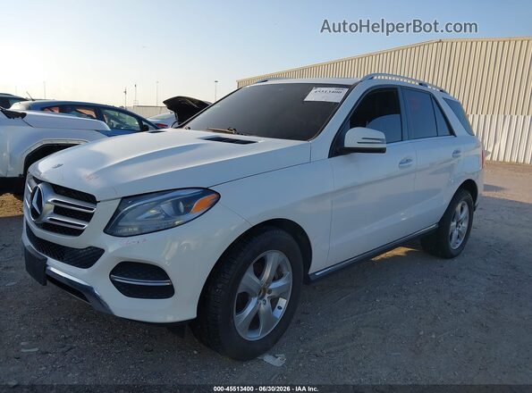 4JGDA5JB5JB004591 2018 MERCEDES-BENZ GLE 350 White Առջևի ձախ երեք քառորդ տեսարան