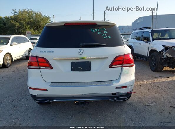 4JGDA5JB5JB004591 2018 MERCEDES-BENZ GLE 350 White 