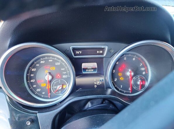 4JGDA5JB5JB170254 2018 MERCEDES-BENZ GLE Gray Instrument cluster view