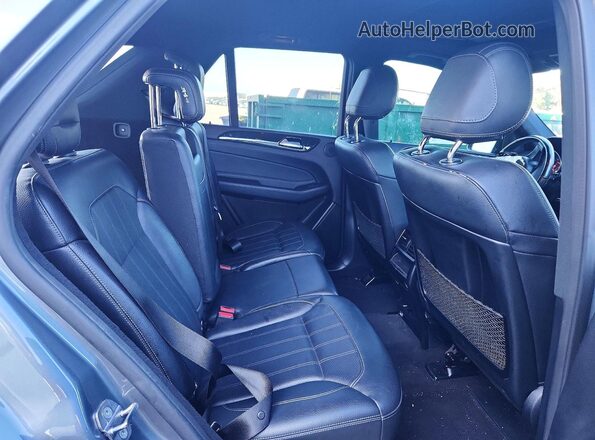 4JGDA5JB5JB170254 2018 MERCEDES-BENZ GLE Gray Rear interior view