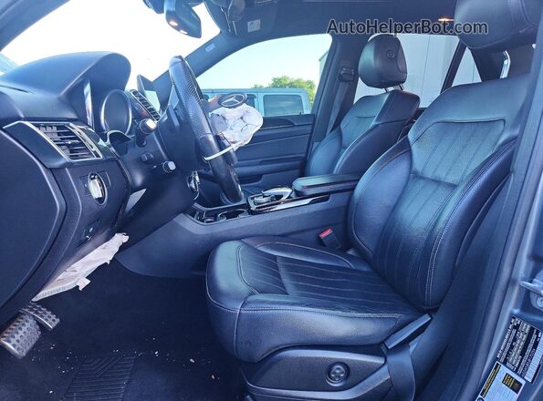 4JGDA5JB5JB170254 2018 MERCEDES-BENZ GLE Gray Front interior view