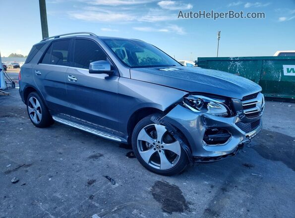 4JGDA5JB5JB170254 2018 MERCEDES-BENZ GLE Gray Front right