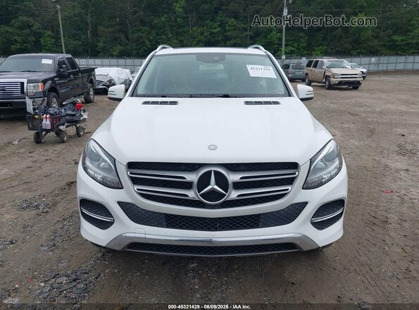 4JGDA5JB6GA801074 2016 MERCEDES-BENZ GLE 350 White Widok z przodu