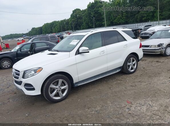 4JGDA5JB6GA801074 2016 MERCEDES-BENZ GLE 350 White Przód lewy