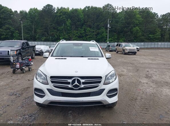 4JGDA5JB6GA801074 2016 MERCEDES-BENZ GLE 350 White Widok zestawu wskaźników