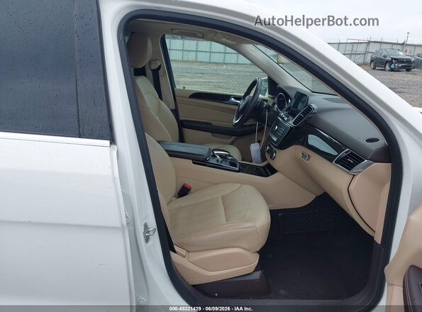 4JGDA5JB6GA801074 2016 MERCEDES-BENZ GLE 350 White Widok wnętrza z przodu