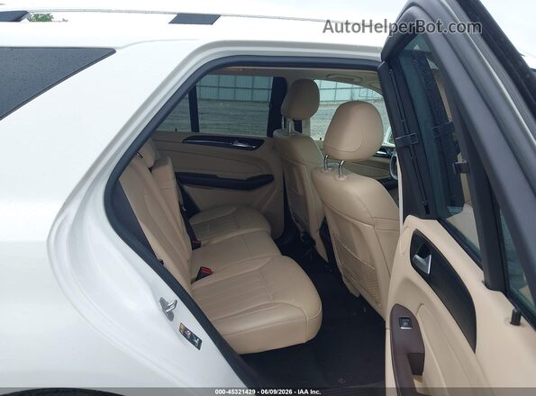 4JGDA5JB6GA801074 2016 MERCEDES-BENZ GLE 350 White Widok naklejki z numerem VIN