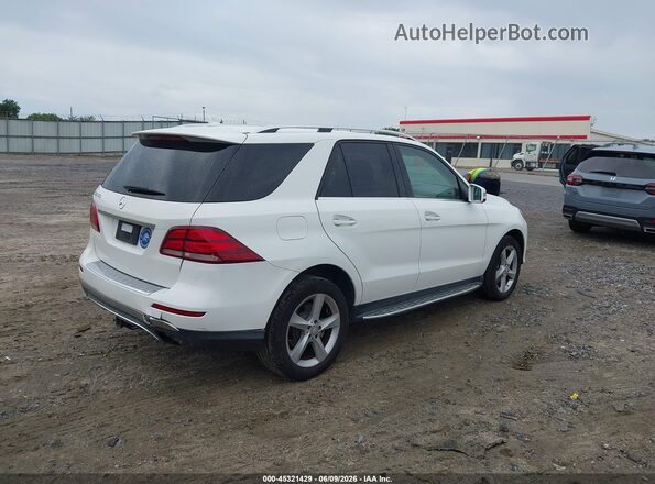 4JGDA5JB6GA801074 2016 MERCEDES-BENZ GLE 350 White Tył prawy