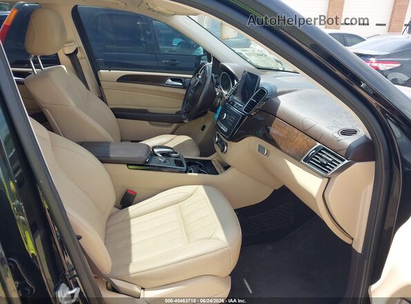 4JGDA5JB6HA875953 2017 MERCEDES-BENZ GLE 350 Черный Вид салона спереди