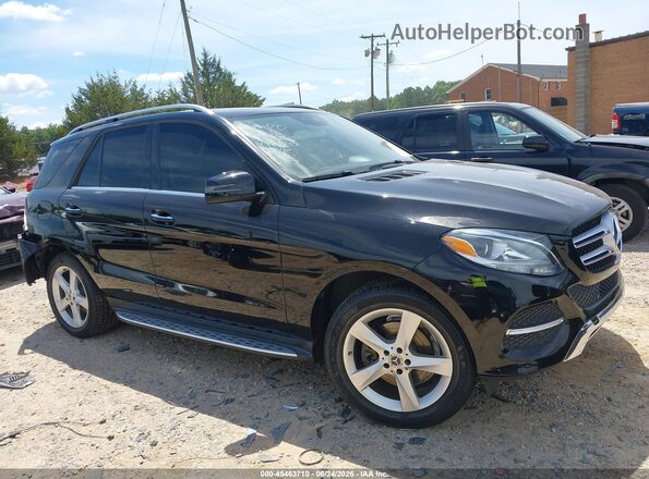 4JGDA5JB6HA875953 2017 MERCEDES-BENZ GLE 350 Черный Вид задней части салона