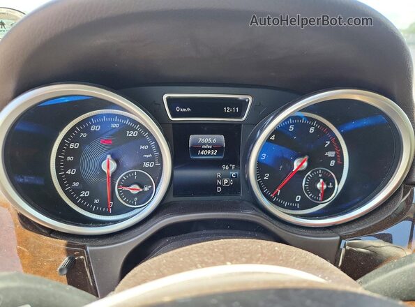 4JGDA5JB6JB016569 2018 MERCEDES-BENZ GLE Black Вид щитка приладів