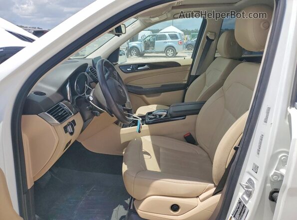 4JGDA5JB6JB042959 2018 MERCEDES-BENZ GLE White Вид салону спереду