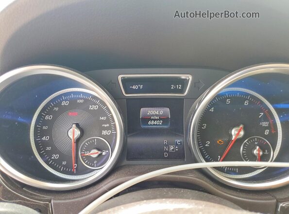 4JGDA5JB6JB042959 2018 MERCEDES-BENZ GLE White Вид щитка приладів
