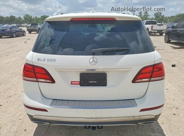 4JGDA5JB6JB042959 2018 MERCEDES-BENZ GLE White Вид ззаду