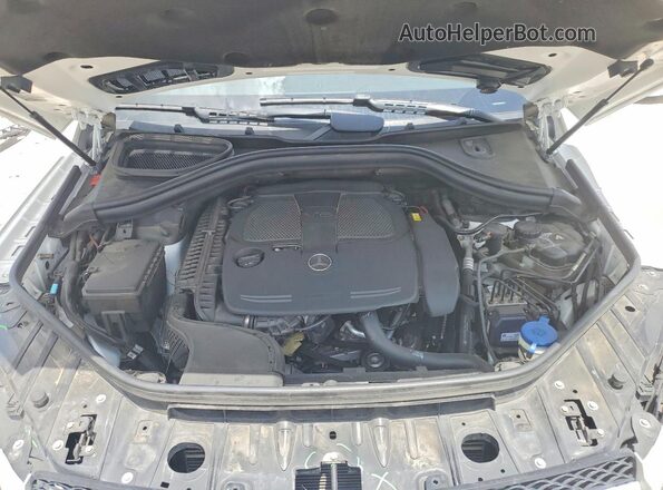 4JGDA5JB6JB042959 2018 MERCEDES-BENZ GLE White Вид підкапотного простору
