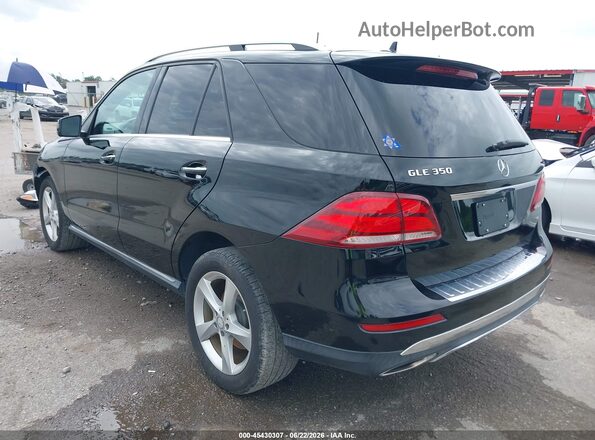 4JGDA5JB7GA672875 2016 MERCEDES-BENZ GLE 350 Black Tył lewy