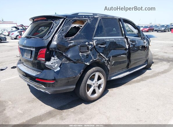 4JGDA5JB7GA692947 2016 MERCEDES-BENZ GLE 350 Black Tył prawy