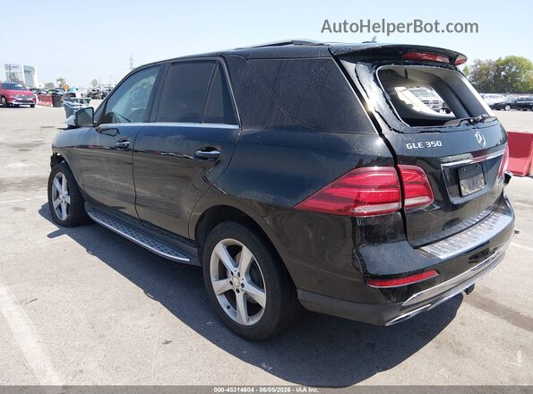 4JGDA5JB7GA692947 2016 MERCEDES-BENZ GLE 350 Black Tył lewy