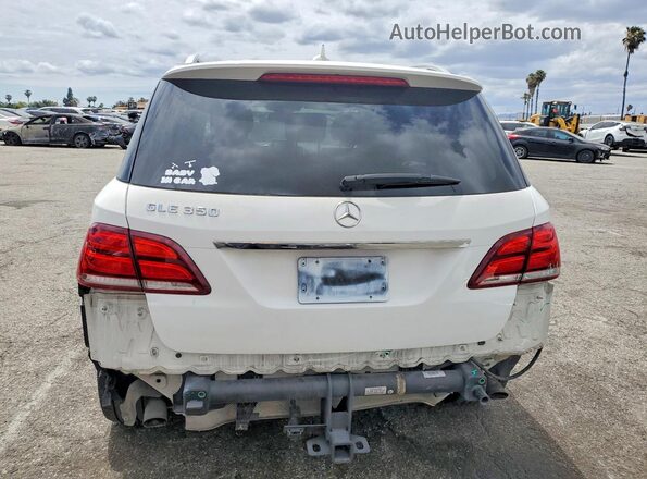4JGDA5JB7GA694553 2016 MERCEDES-BENZ GLE White Widok z tyłu