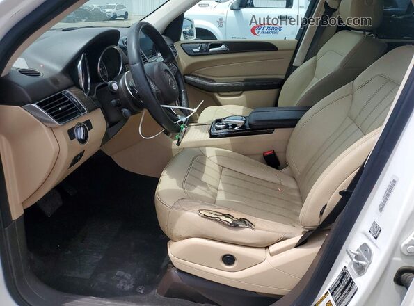 4JGDA5JB7GA694553 2016 MERCEDES-BENZ GLE White Widok wnętrza z przodu