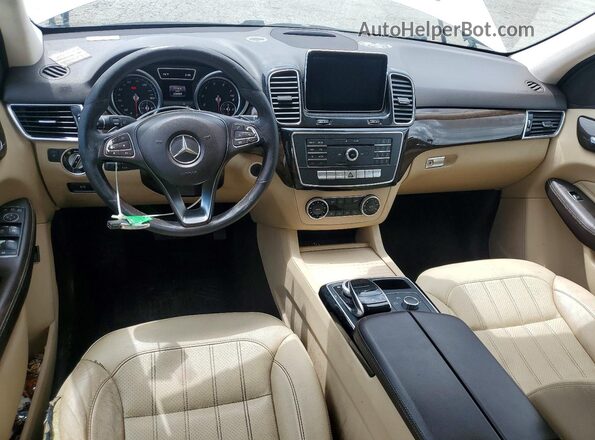 4JGDA5JB7GA694553 2016 MERCEDES-BENZ GLE White Widok deski rozdzielczej
