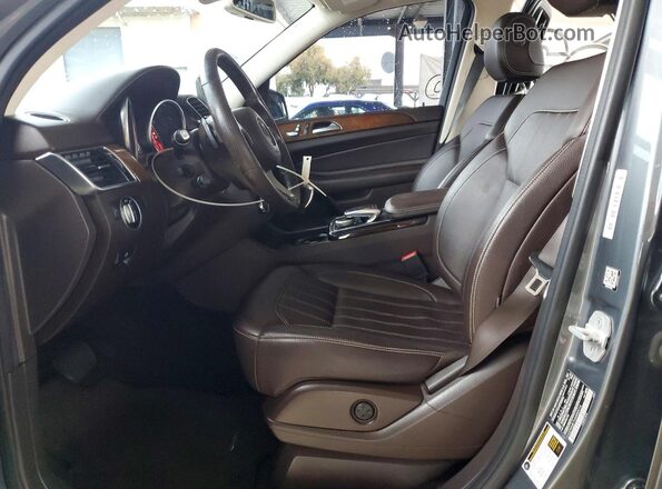 4JGDA5JB7HA880014 2017 MERCEDES-BENZ GLE Серый Вид салона спереди
