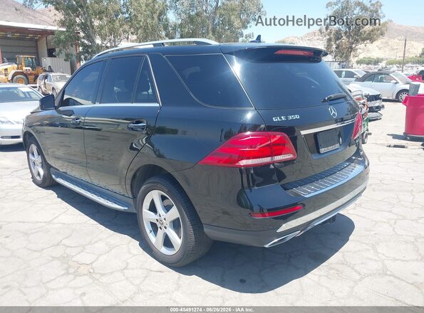 4JGDA5JB7HA915649 2017 MERCEDES-BENZ GLE 350 Black უკანა მარცხენა