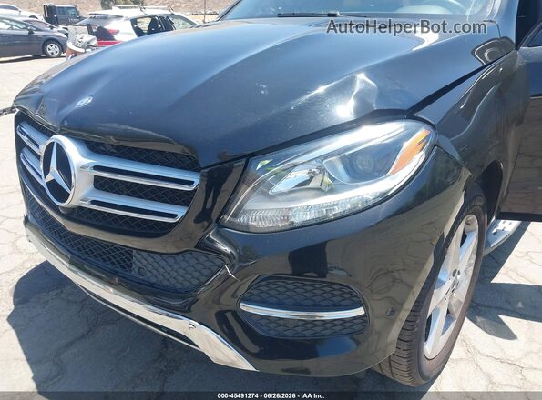 4JGDA5JB7HA915649 2017 MERCEDES-BENZ GLE 350 Black წინა ხედი