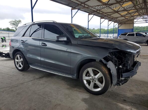 4JGDA5JB7JB002860 2018 MERCEDES-BENZ GLE Gray Передня права чверть