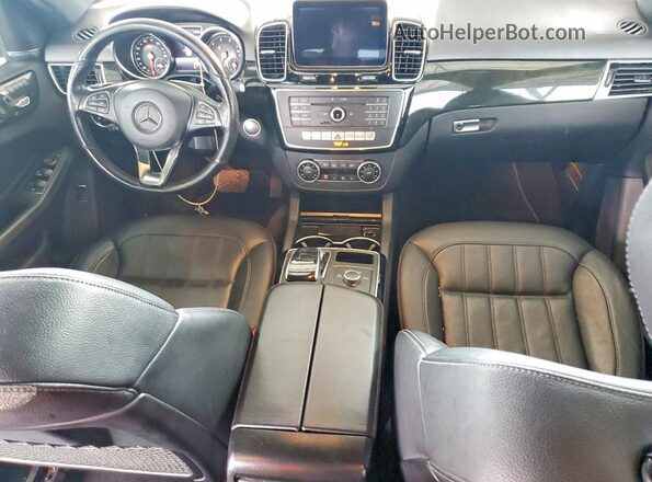 4JGDA5JB7JB002860 2018 MERCEDES-BENZ GLE Gray Вид панелі приладів