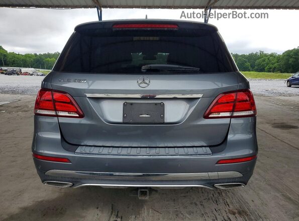 4JGDA5JB7JB002860 2018 MERCEDES-BENZ GLE Gray Вид ззаду