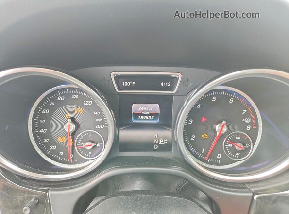 4JGDA5JB8GA680774 2016 MERCEDES-BENZ GLE Silver ხელსაწყოთა პანელის ხედი