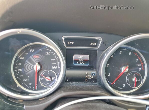 4JGDA5JB8HA845921 2017 MERCEDES-BENZ GLE White Vista del cuadro de instrumentos