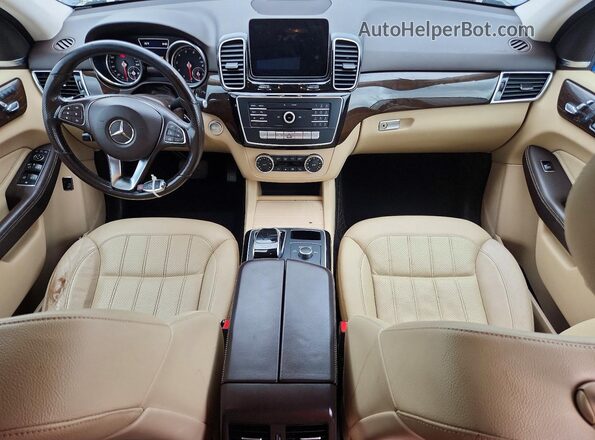 4JGDA5JB8JB047001 2018 MERCEDES-BENZ GLE Gray Вид панелі приладів