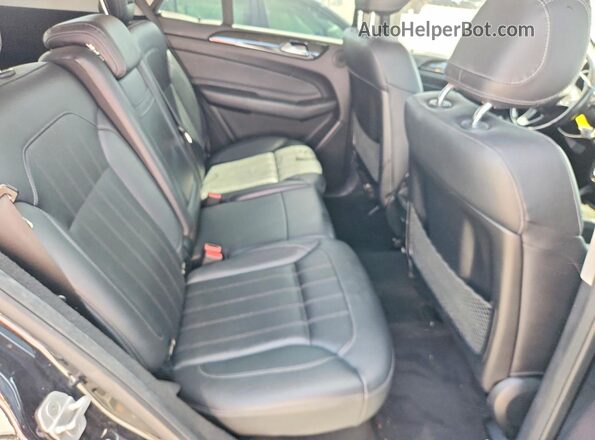 4JGDA5JB9GA684249 2016 MERCEDES-BENZ GLE Black Widok wnętrza z tyłu