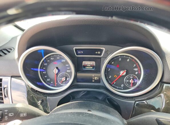 4JGDA5JB9GA684249 2016 MERCEDES-BENZ GLE Black Widok zestawu wskaźników