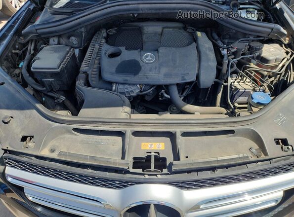 4JGDA5JB9GA684249 2016 MERCEDES-BENZ GLE Black Widok komory silnika