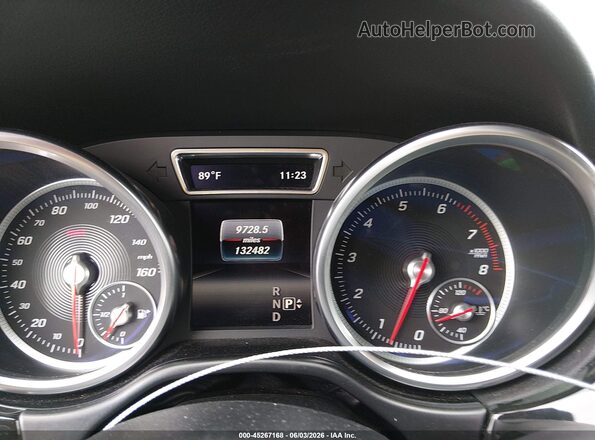 4JGDA5JB9GA809511 2016 MERCEDES-BENZ GLE 350 White Widok tylnych siedzeń