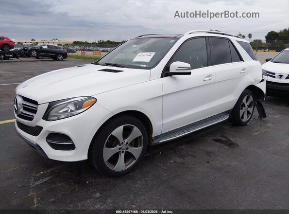 4JGDA5JB9GA809511 2016 MERCEDES-BENZ GLE 350 White Przód lewy