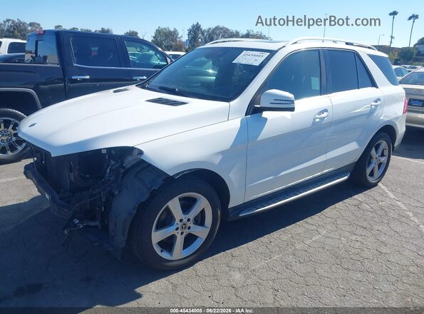 4JGDA5JB9JB053292 2018 MERCEDES-BENZ GLE 350 White Przód lewy
